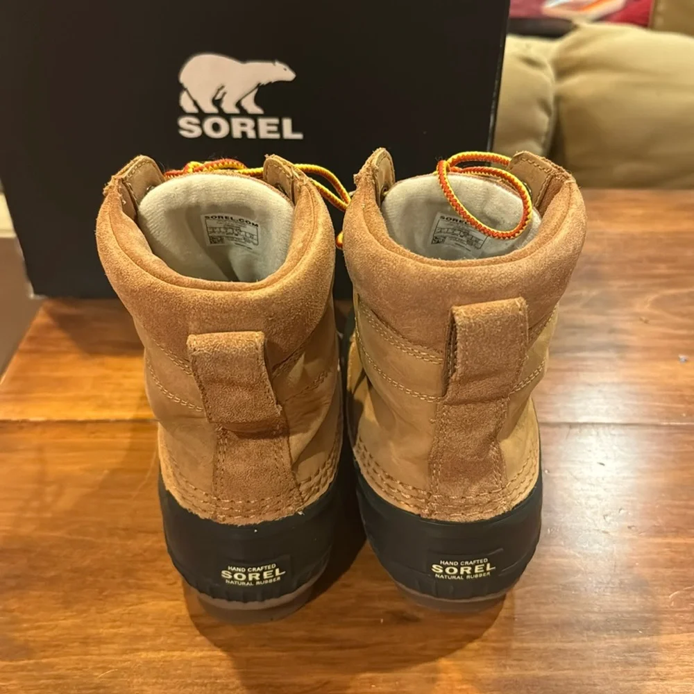 SOREL Youth Cheyanne II LTR Elk Black Waterproof Lace Up Boots 5 Box EXCELLENT